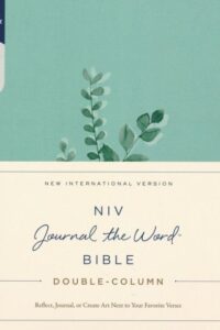 NIV Double-Column Journal the Word Bible, Comfort Print&ndash;cloth over board, teal