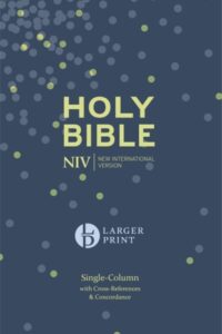 NIV  &ndash; Larger Print Compact Single Column Reference Bible