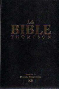 La Bible Thompson NBS souple noir onglets tranche or