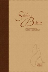 Bible d étude Segond NEG MacArthur duo marron/beige – NEG17443