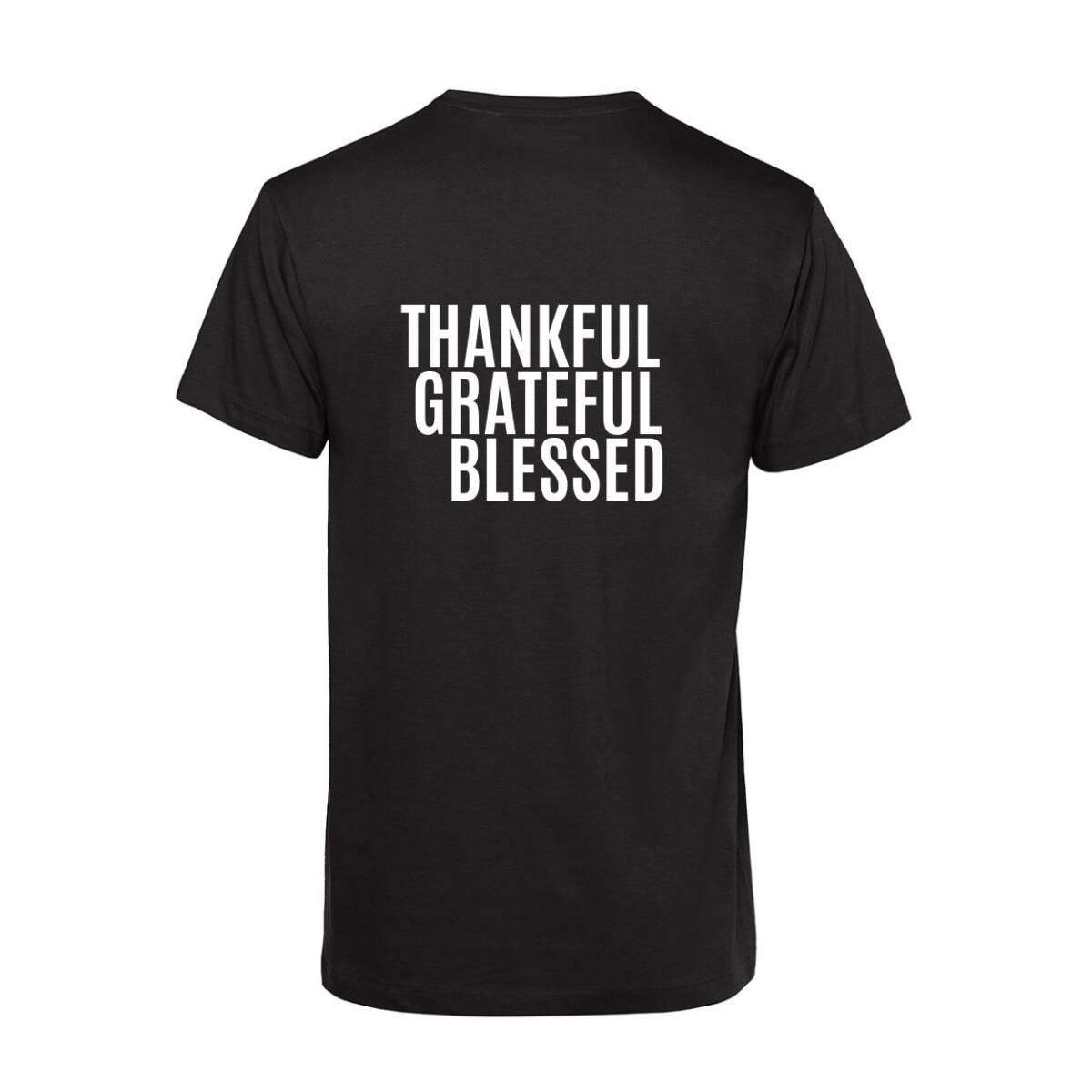 Organic T-shirt Thankful Grateful Blessed - Afbeelding 2